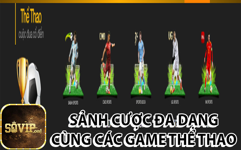 Sảnh game thể thao đa dạng các thể loại cược hấp dẫn